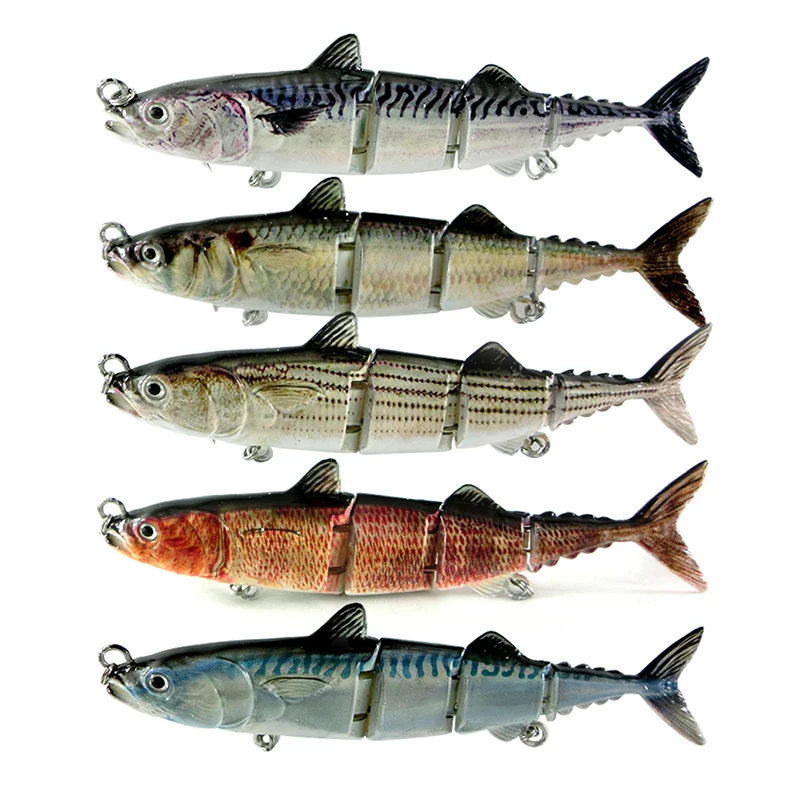 

tuna pesca factory mackerel lures Fishing Lures Multi Jointed Swimbaits Bass Slow Sinking Hard Lure Fishing Tackle, Any real fish pictures