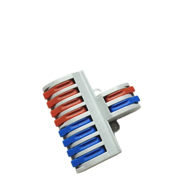 

Universal terminals 2 in 8 out SPL82 quick release push in wire connector splitter terminal block connector