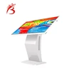 50 inch free standing digital signage kiosk multiple electronic display touch screen board