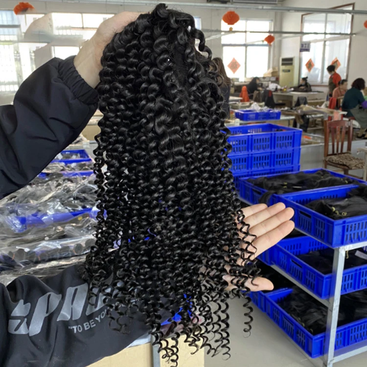 

wholesale top quality Brazilian human hair ponytail headband hair extension