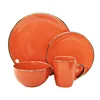 Great Supplies 16 pcs Chinese dinner sets/ solid color ceramic tableware sets/ royal dinner set for wedding