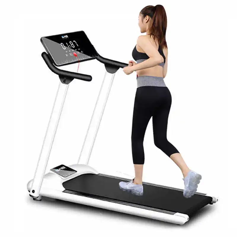 

IN STOCK DROP SHIPPING electric home folding treadmill, White