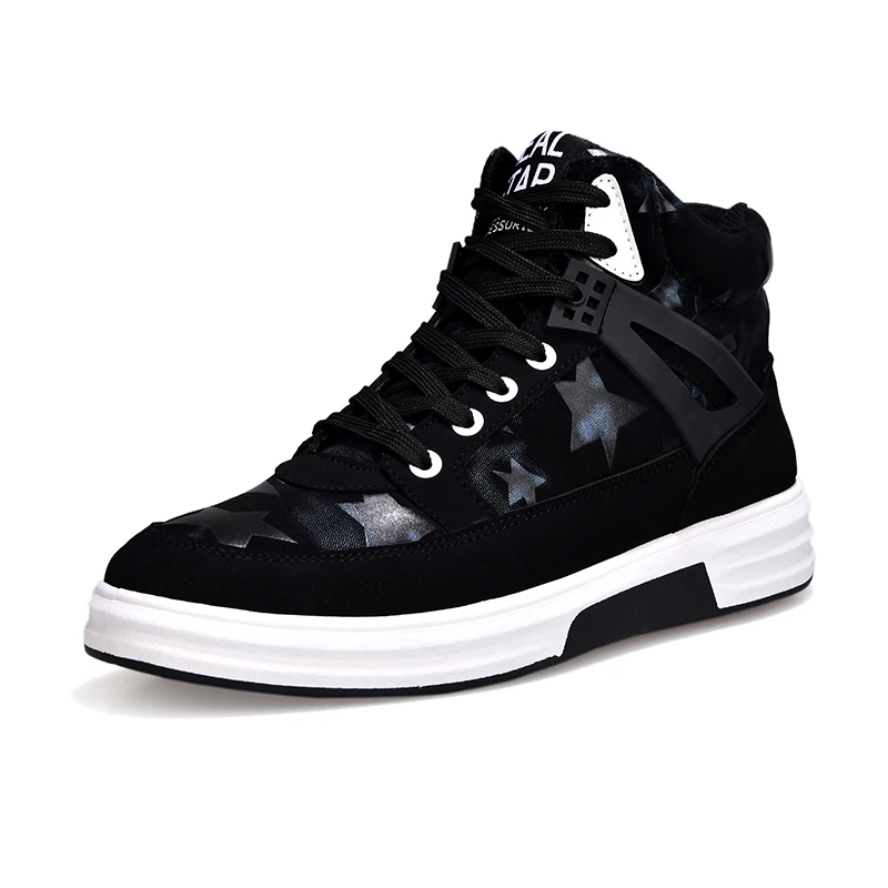 

Toptan Ayakkabi Lace-up Student High-top Shoes Fashion Camouflage Sports Sneakers for Men Casual, Red,blue,white