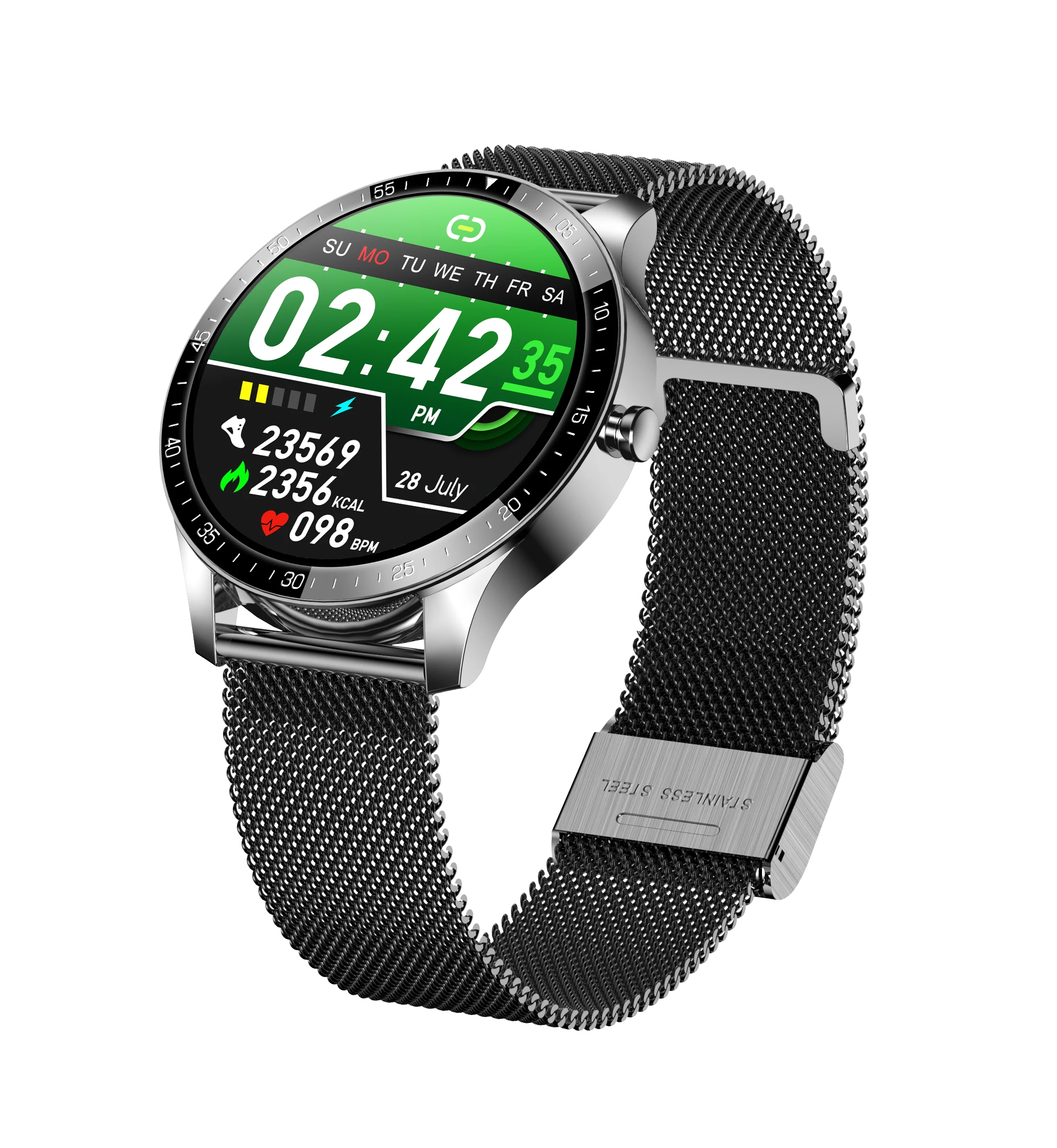 

smart watch factory price for wholesale 20201silicone products Smart ecg bracelet richard mille watch bracelet factory S80 titan