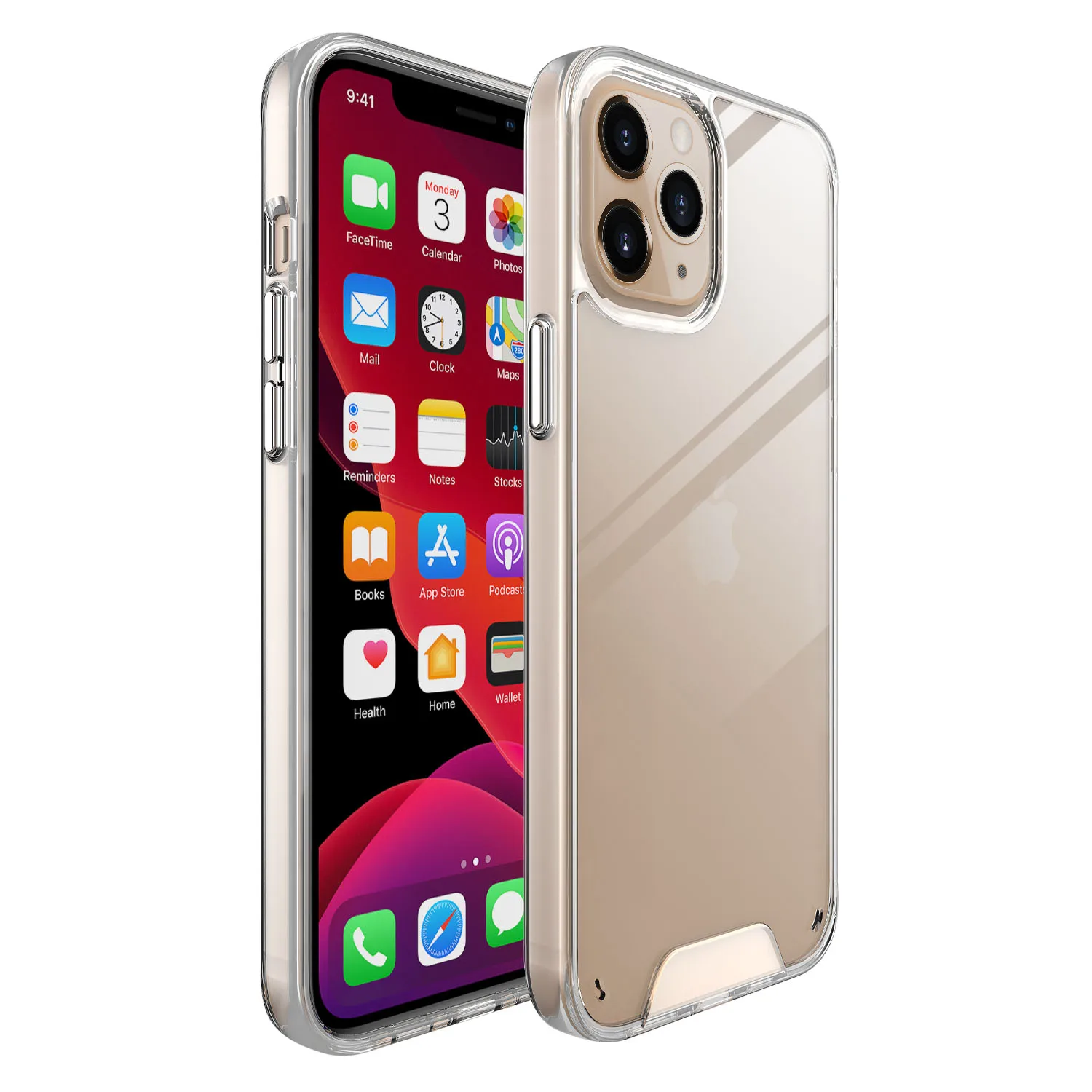 

Hot Selling Compatible with iPhone 12 Case, Clear iPhone 12 MAX Cases Cover for iPhone12 PRO MAX clean (Renewed)