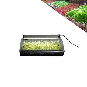 Image of china 1020 pots led kits plastic greenhouses strawberry cultivation agriculture hydroponic black seed tray for nursery plants