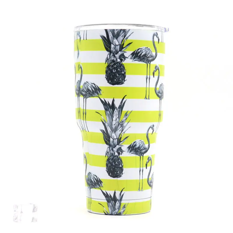

Qinge Handle Water Tumbler Stainless Steel Car Mug Custom Thermal Cups