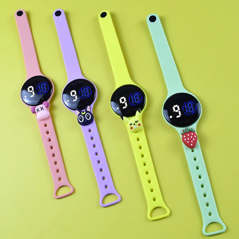 

hotselling new carton doll led watch bracelet animal saat watches for girls cute cartoon character unique kids watch