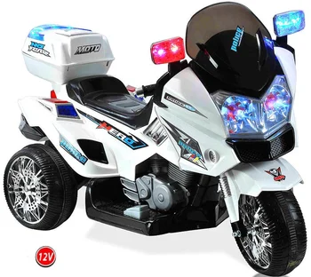 childrens electric police motorbike