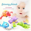 Creative children clockwork small toys wind-up swim turtle bath splashing toys