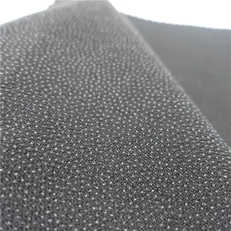 

water jet loom woven fusible interlining used for garment, White, black,super white