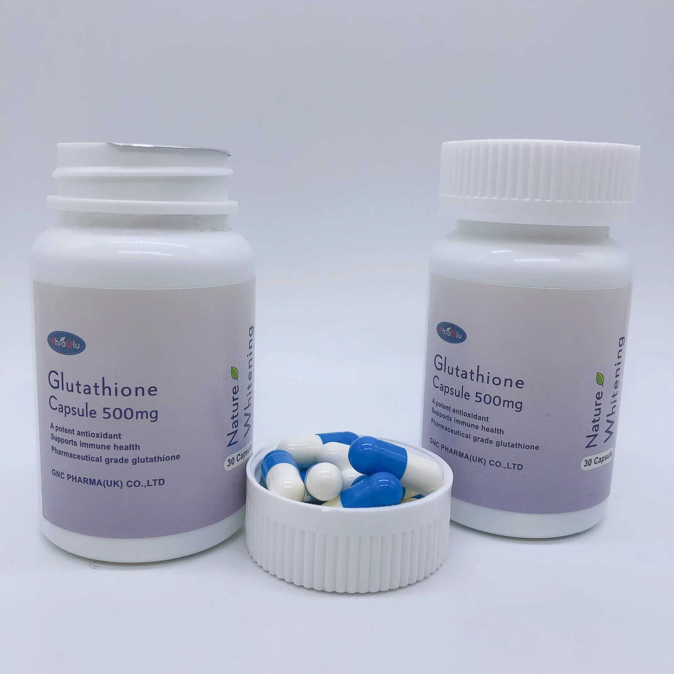 
New products 500mg glutathion capsule skin whitening capsule glutathion and collagen capsules 