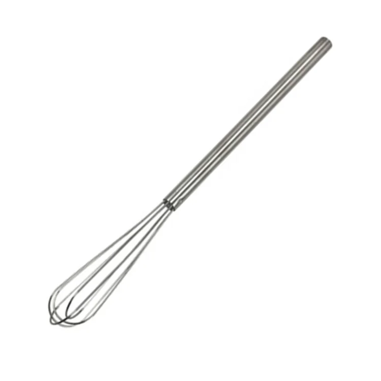 DS07 Mini Stainless Steel Eco-Friendly Silver Manual Stirring Whisk with Handle for Egg Mixing