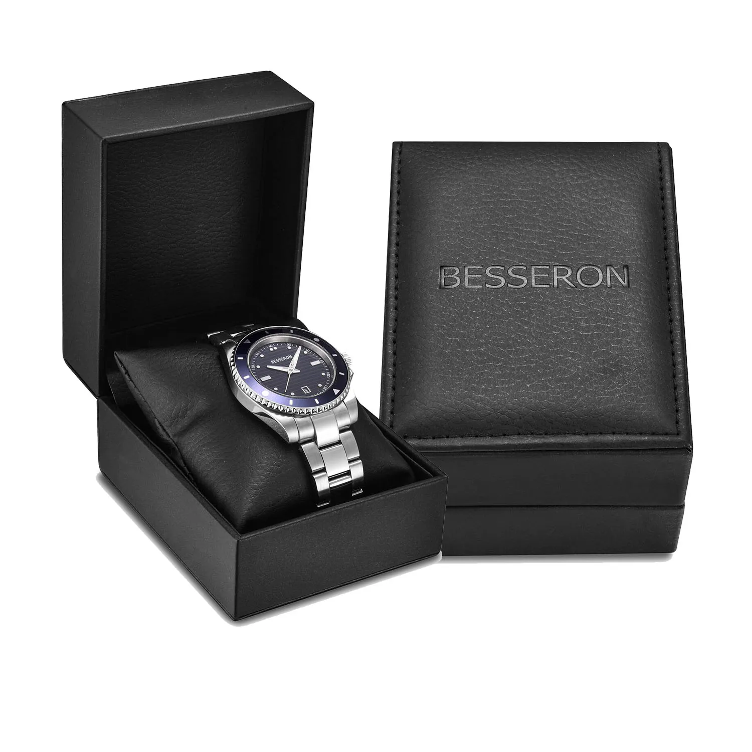 

Custom watch gift box with logo black packaging box