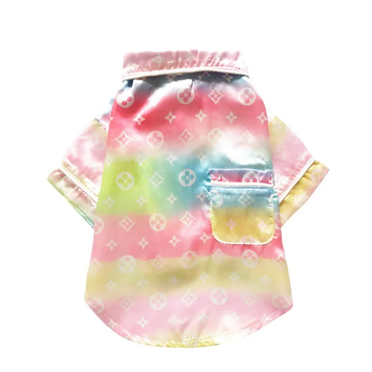 

Dropshipping soft and comfortable fashion style french bulldogs luxury pet satin pajama dog, Green