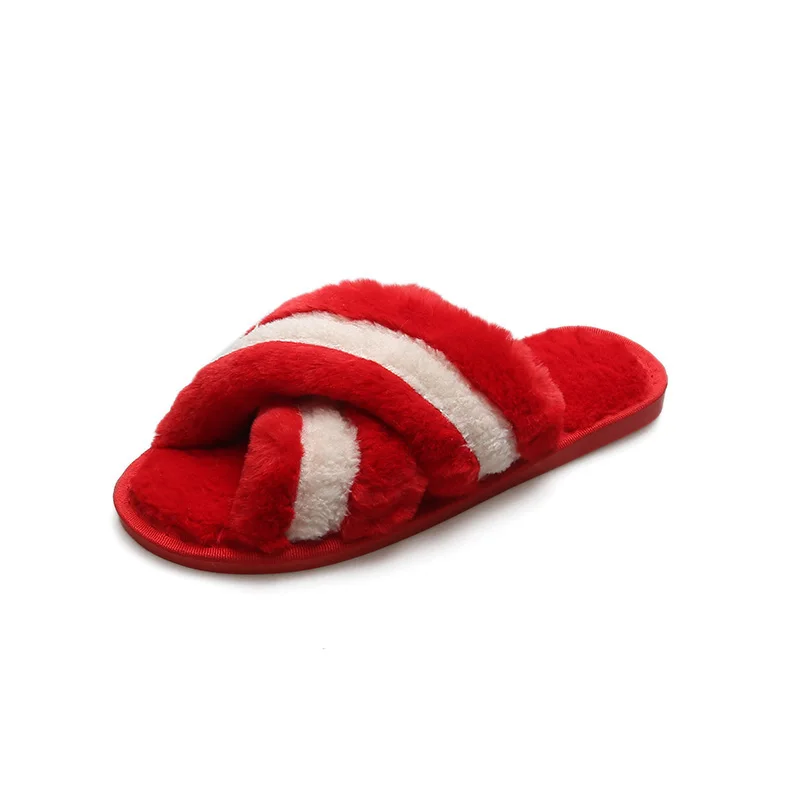 

house wear warm fur slippers for women, 5 colors
