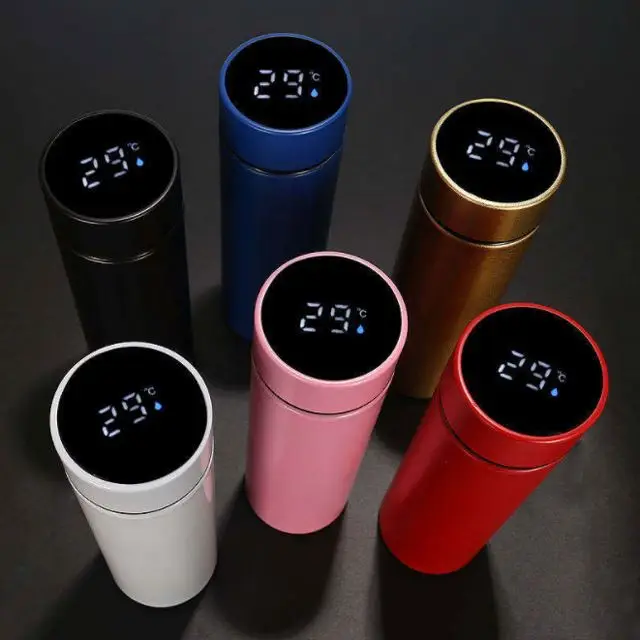 

500ml Stainless Steel Reminder Sports Smart Water Bottles