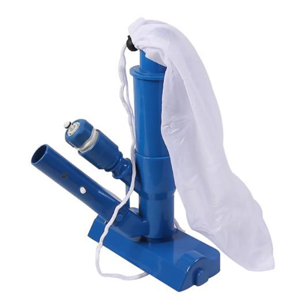 

Mini Jet Vac Vacuum Cleaner Brush Swimming Pool Leaf Vacuum for Your Own Pool Telescopic Pole to Vacuum, Blue