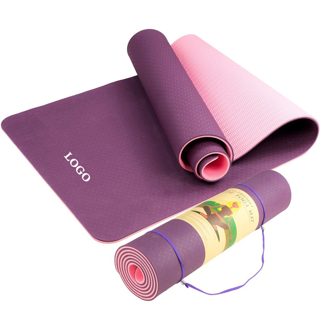 

ENGINE Wholesale Custom Logo Personalized Portable Recycled Pilates Set Eco Friendly TPE Yoga Mat With Body Line