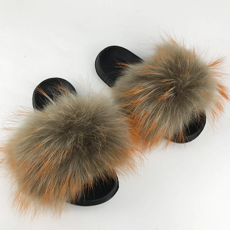 

New Design Flip-flops Slippers Bedroom Fur Slippers New Product, 42 colors