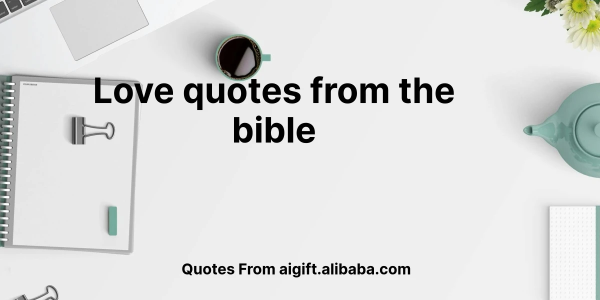 love quotes from the bible