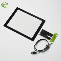 

NO MOQ glass glass structure multitouch 12.1 13.3 15 15.6 17. 17.3 inch touch screen overlay foil film