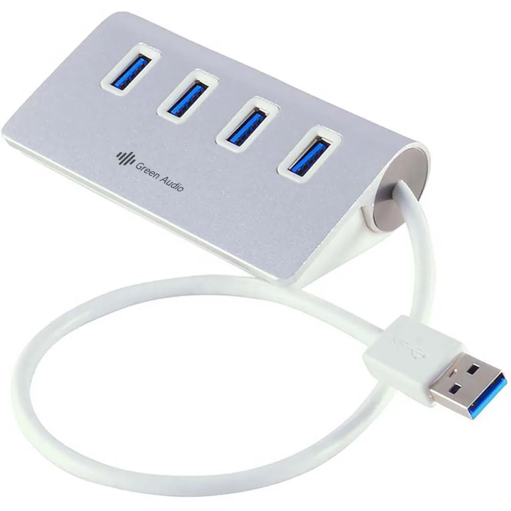 

GAZ-4301 Aluminum 4-port USB HUB metal four-port USB hub USB 3.0 HUB