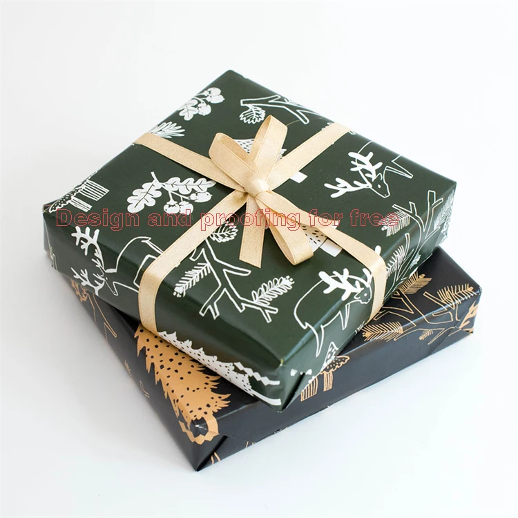 
Gift Wrapping Paper Roll Custom Printed Gift Christmas Tissue Paper 