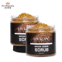 

Private Label 100% Natural Brown sugar Scrub for Body and Face Care with Organic Brown sugar