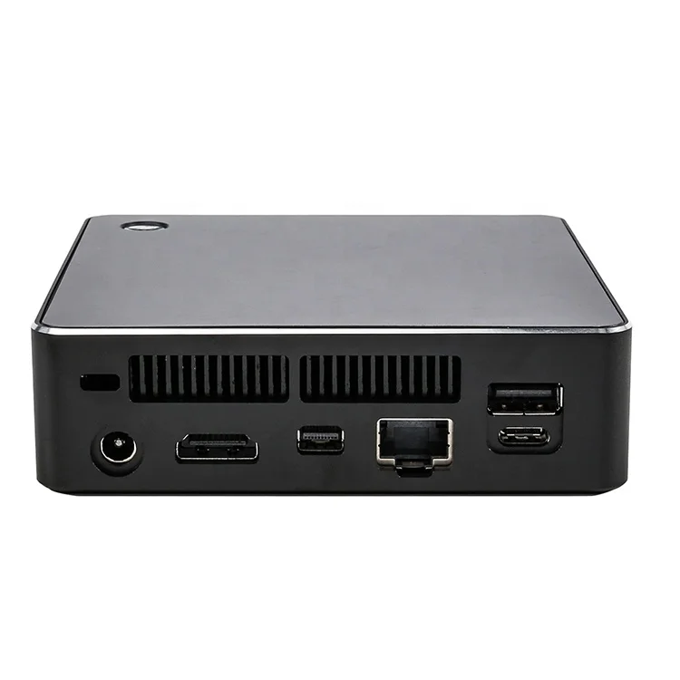 

No Fan No Noise Barebone System I7 8550U Portable Mini Server With Ddr4 M.2