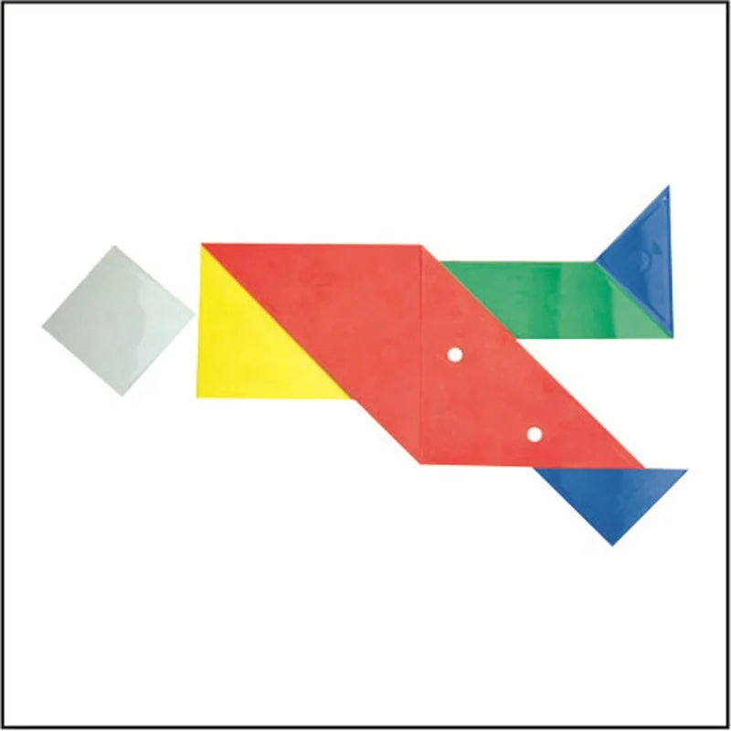 
Educational plastic tangram puzzle game toys for kids 