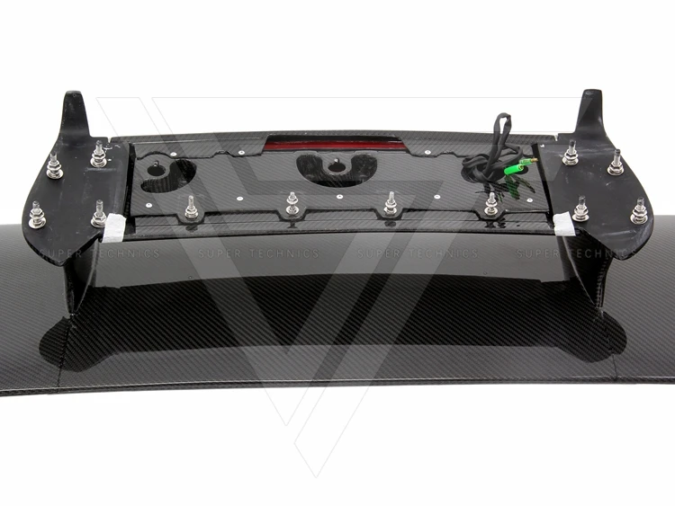 thumbnail image 2 of AJCMods Carbon Fiber High Downforce Rear Wing For Proline IROC-Z NPRC Body – 1/10 Scale, Black 2 of 3