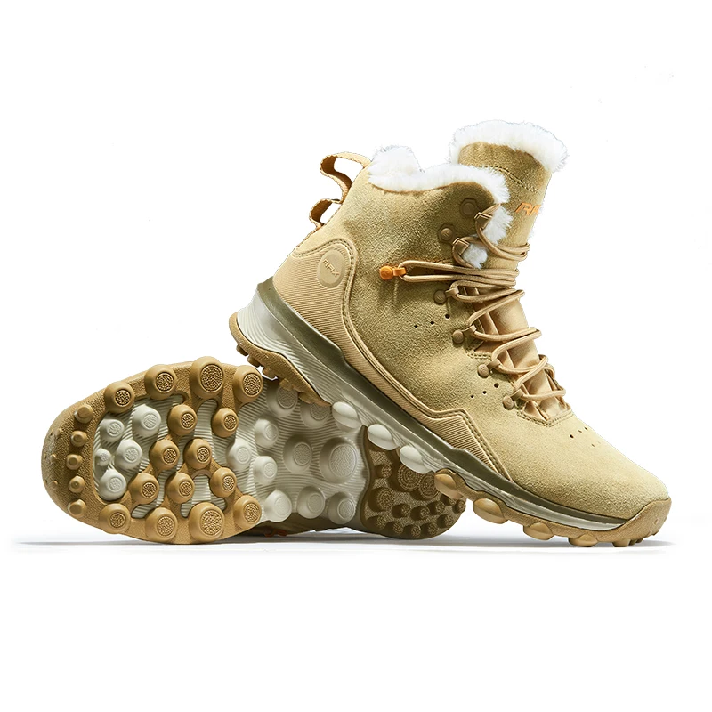 
RAX Men Hiking Shoes Snow Boots Backpacking Antiskid Winter Warm Boots Outdoor Walking Shoes 