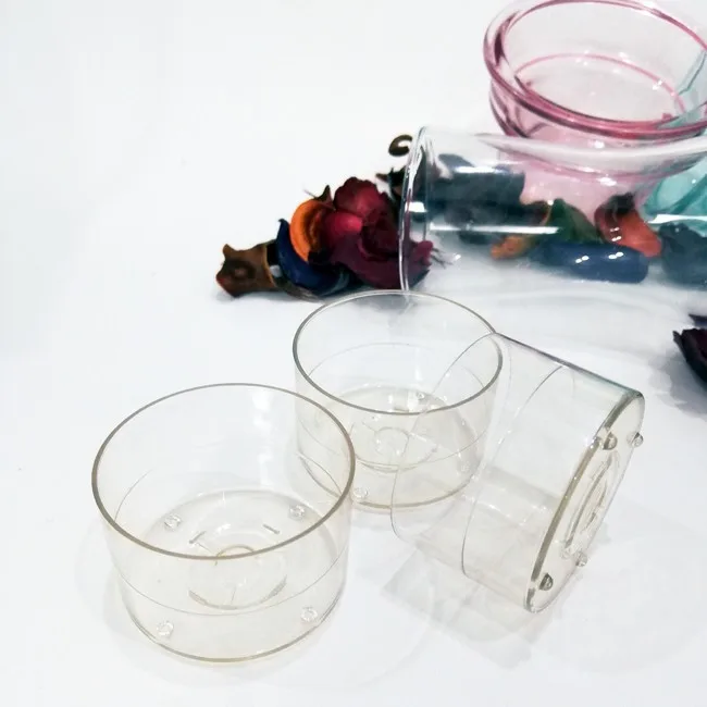 

customized plastic votive tealight candle holders