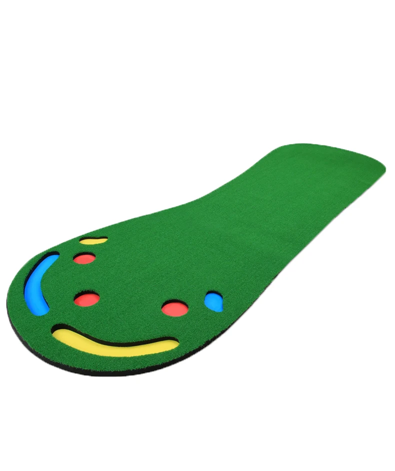 

Golf Putting Green Grassroots Mat Soft Non-Slip Perfect for Practicing Training Golf Training Aids Office Home Golf Simulator