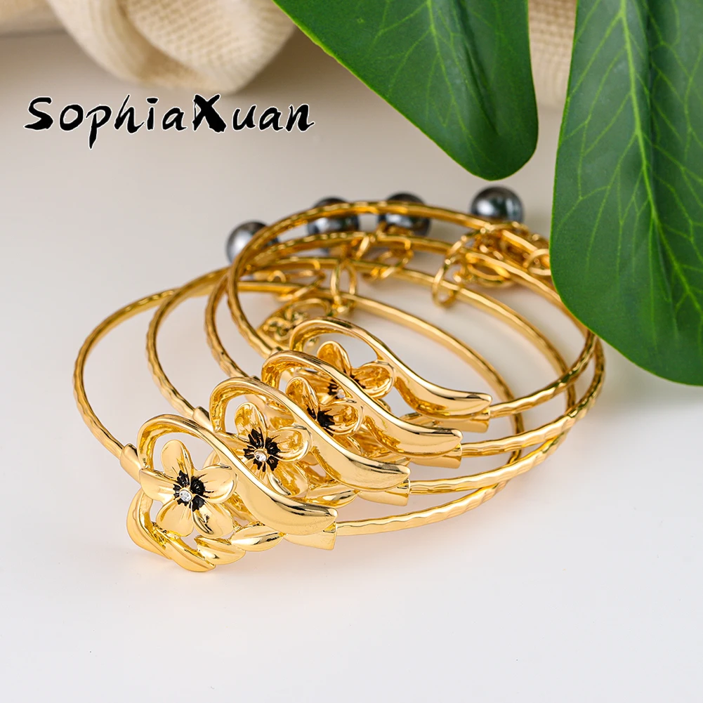 

Wholesale Bangles Polynesian Style Hawaiian Jewelry Polynesian Gold Plated Bracelet, As shows