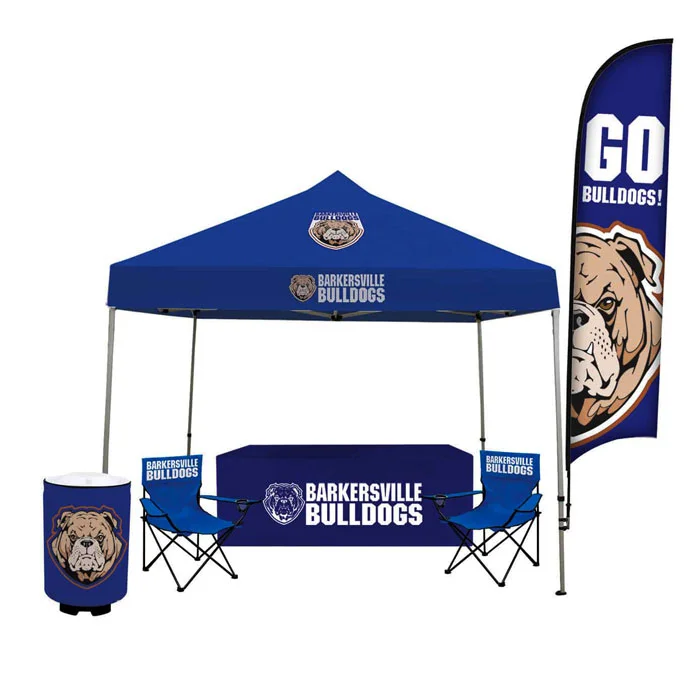 

Custom printed event awning for outdoor display