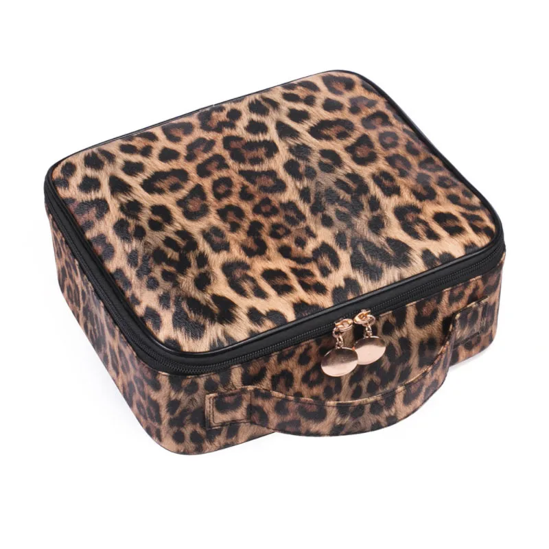 

Hot Selling Cosmetic Bags Cases Pouch Cosmetic Pouch Clutch Leopard Makeup Bag