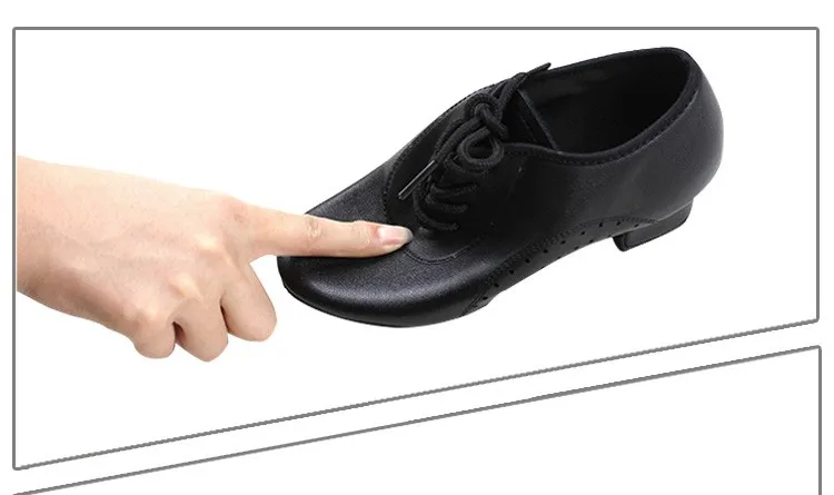 Men Boys Dance Shoes Black Low Heels Ballroom Dancing Shoes Tango Salsa Rumba Modern Latino Shoes For Boys Kids