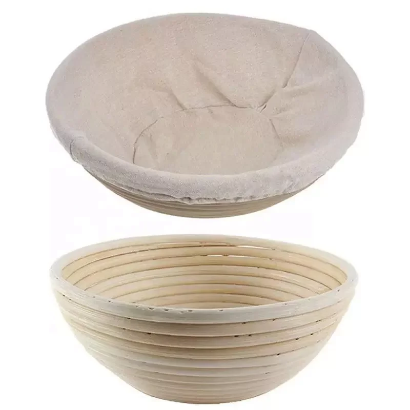 

Proofing Rattan Baskets Sourdough For Fermentation Baking Dough Round Bakery Set Supplies Rising Oval Leavening Bread Basket