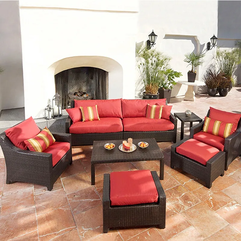 Outdoor Rattan Sectional Sofa Patio Wicker Furniture Set Conversation Sets With Storage Function Table High Quality Product On - Patio Conversation Sets With Storage Outdoor Rattan Sectional Sofa Patio Wicker Furniture Set Conversation Sets With Storage Function Table High Quality Product On - Patio Conversation Sets With Storage