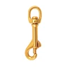 Customized use dog hook and horse whip buckle with animal lanyard brass zinc snap hook