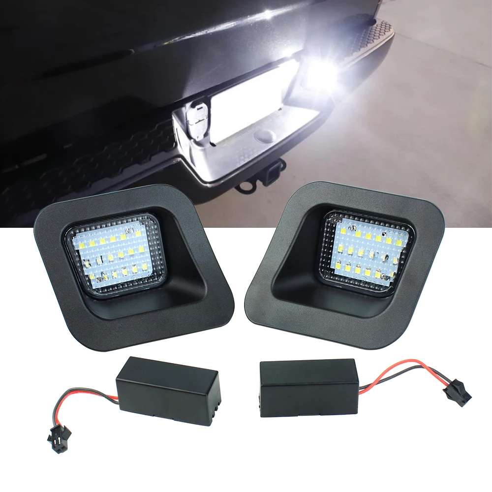LED Rear License Plate Lights Fit For Dodge Ram 1500 2500 3500 2003-2018 Led Light