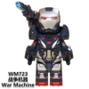 WM723 Super heroes marvel aveng endgame mini action figure War Machine Compatible building block toys for kids