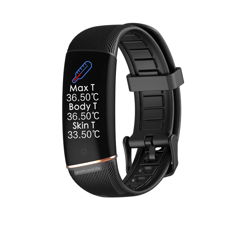 

LICHIP L288 body temperature smart watch bracelet smartwatch band reloj inteligente e68 e58 e98s e98 with temperature sensor