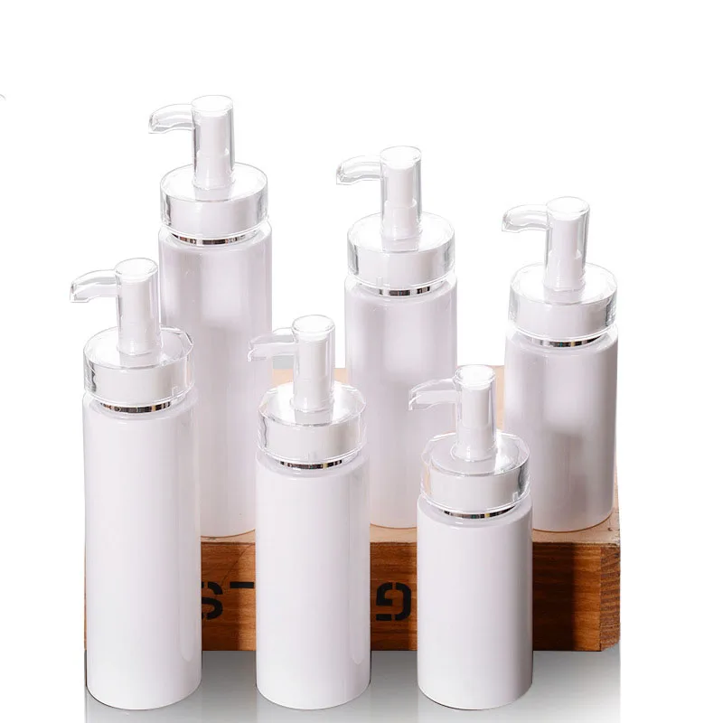 

120ml 200ml spot PET plastic bottle lotion bottles White empty plastic