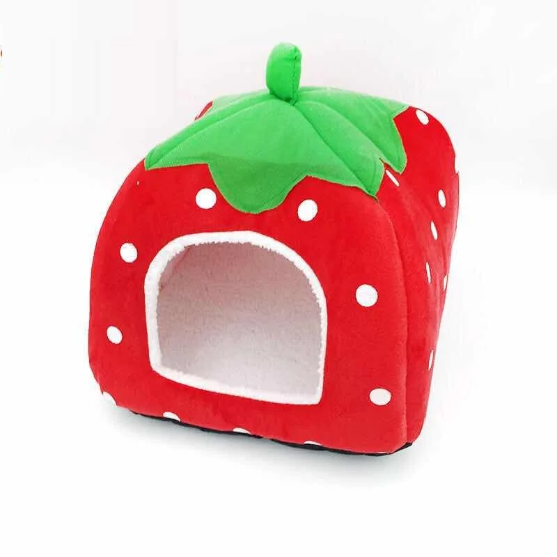 

Pet Kennel Strawberry Cheap Cute Dog Kennels Removable And Washable Indoor Dog Kennel Plans Warm Space Capsule Rabbit Nest, Customized