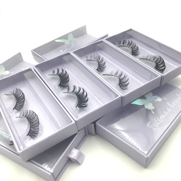 

FSD Lash c cc d curl strip eyelashes russian eyelash extensions deep curl russian volume high quality faux mink strip lashes