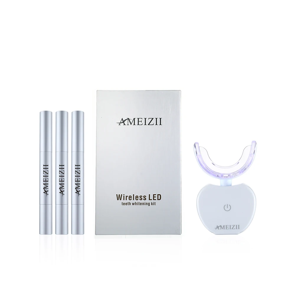 

Hot Selling White Smile Oral Hygiene Tooth Whitener Blanchiment Dentaire Wireless Luxury box Teeth Whitening Kits Private Logo