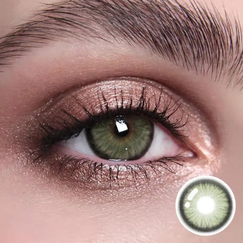 

new arrival Norko Green color contact lens contact lenses cycle eye contacts cosmetic lens size 14.5mm